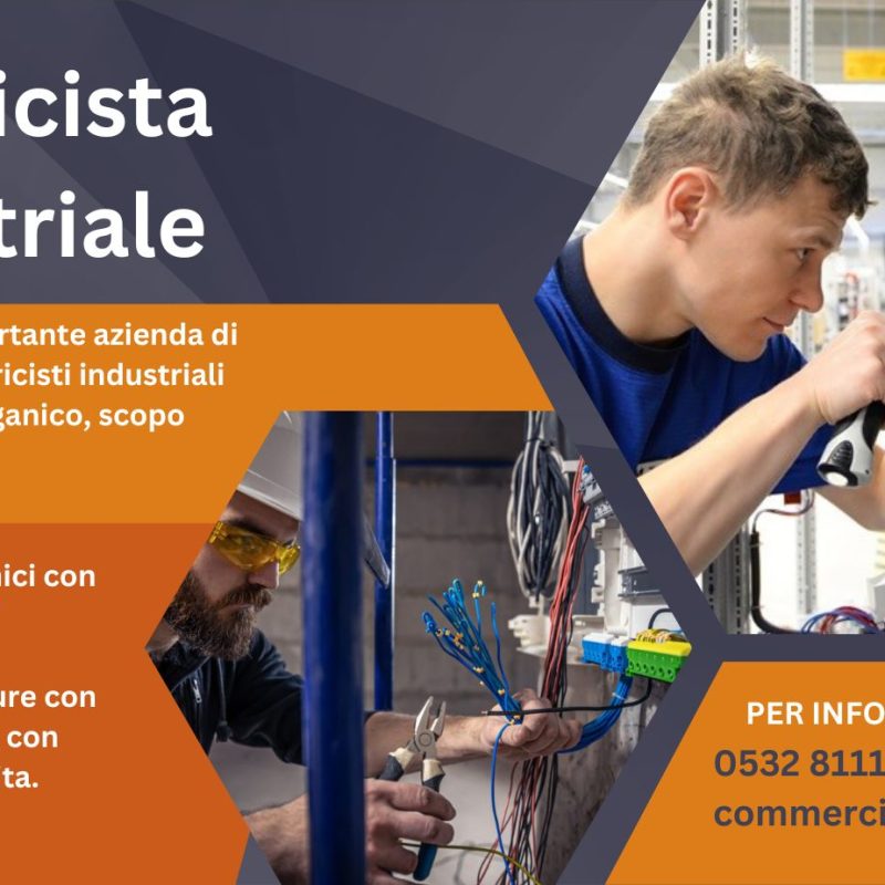 Ricerca Elettricisti senior, con competenze specifiche in ambito elettrico industriale e nella gestione dei cantieri
